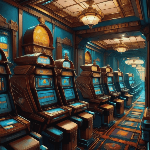 slots machines past